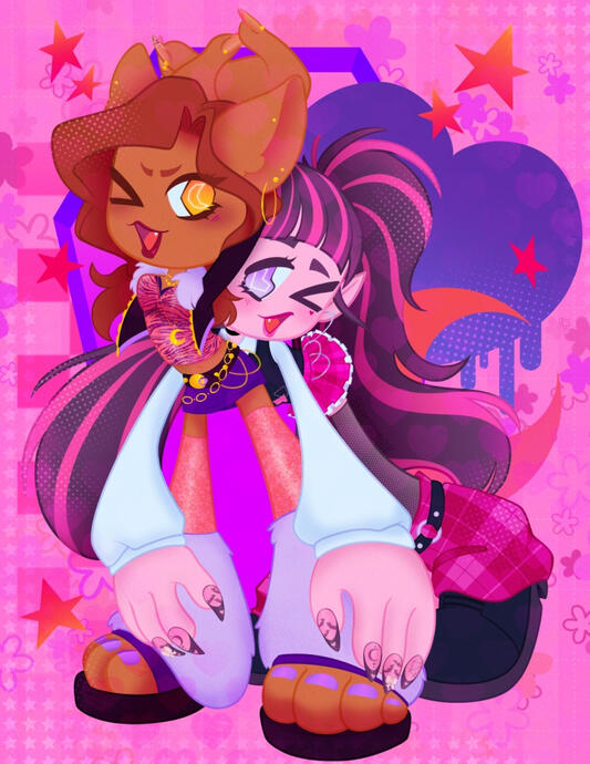 Clawdeen & Draculaura 2024